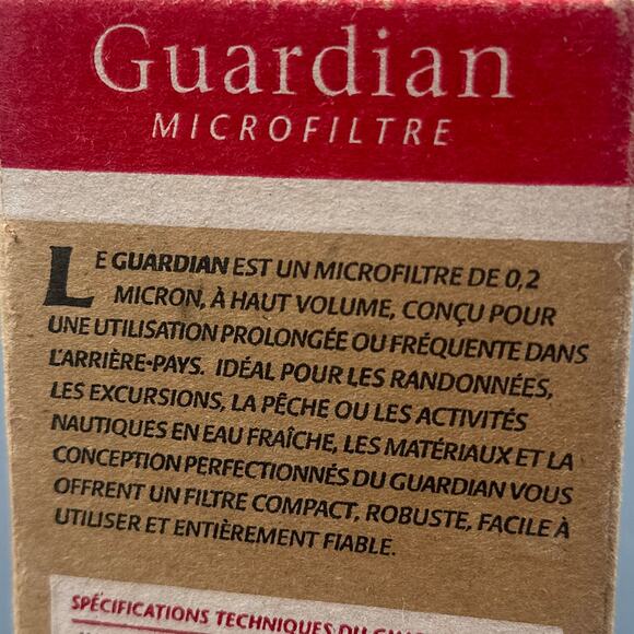 SweetWater Guardian Microfilter Water Purifier Hiking Camping Backpacking NOS - Picture 12 of 15